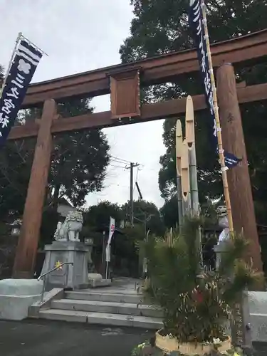 立田阿蘇三宮神社の鳥居