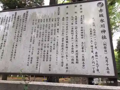 赤坂氷川神社の歴史