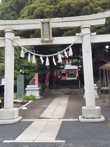 金ヶ作熊野神社の鳥居