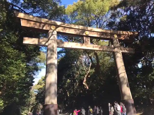 明治神宮の鳥居