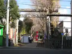 駒込天祖神社の鳥居