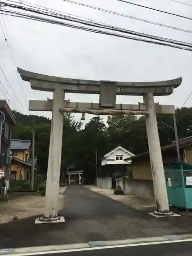 大虫神社の鳥居