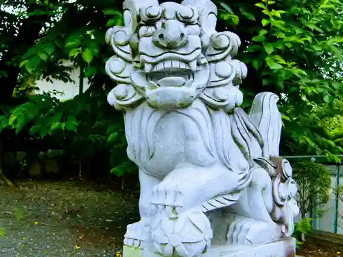 七郷神社の狛犬