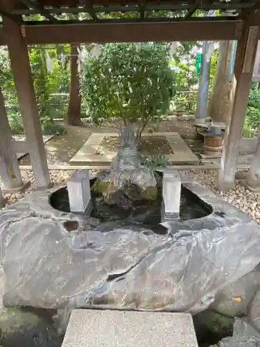 所澤神明社の手水