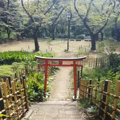 円山随身稲荷大明神の鳥居