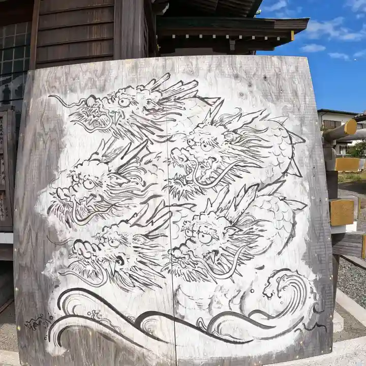 龍口明神社の芸術