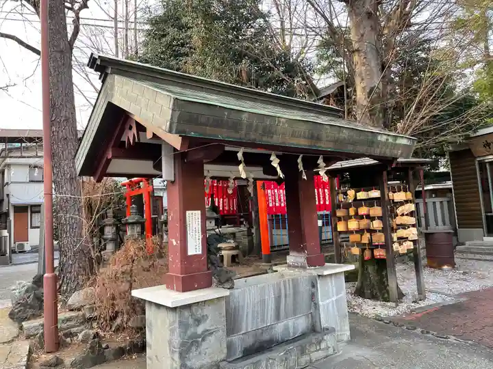 品川貴船神社の手水舎