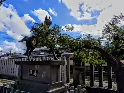 村國真墨田神社の狛犬