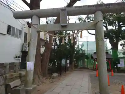 龍ケ崎八坂神社の鳥居