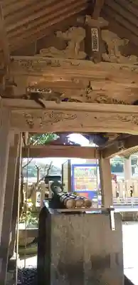 叶神社（東叶神社）の手水舎