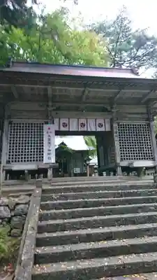 上沼八幡神社の山門・神門