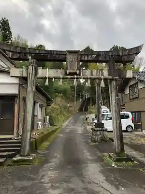 岡山神社の鳥居