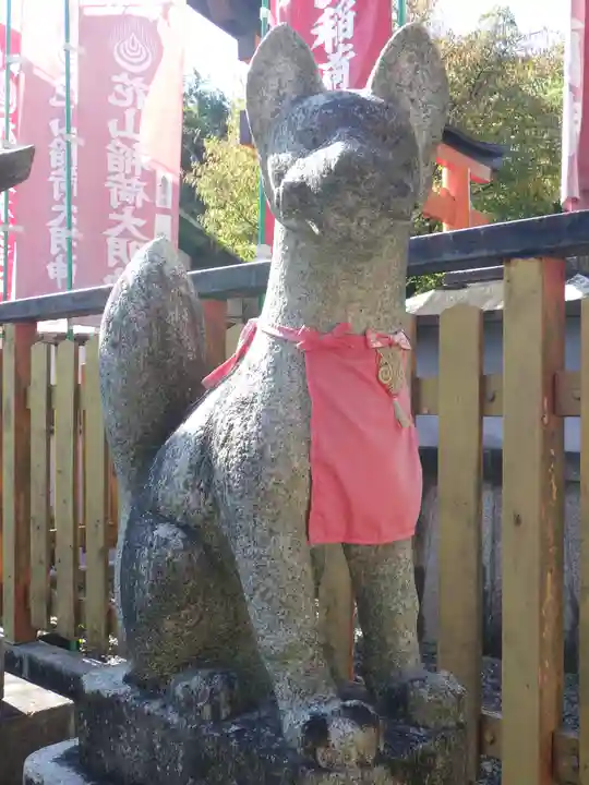 花山稲荷神社の狛犬