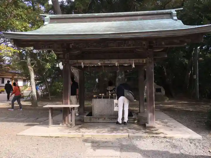 大洗磯前神社の手水舎