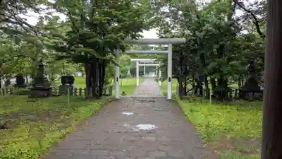 留萌神社の庭園