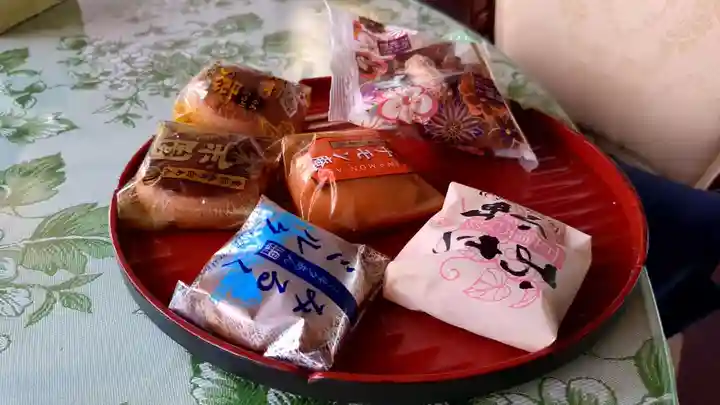 函館伏白稲荷神社の食事