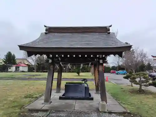 美瑛神社の手水