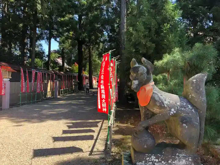 竹駒神社の狛犬