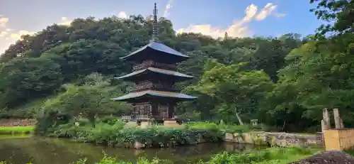 安久津八幡神社の塔