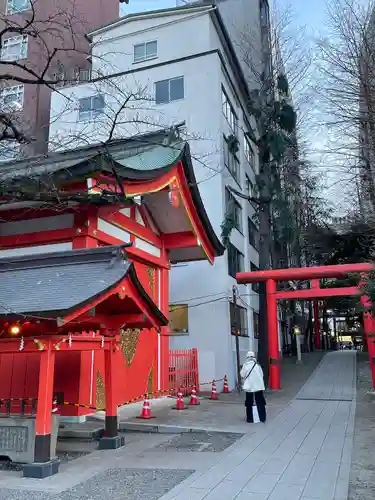 花園神社の鳥居