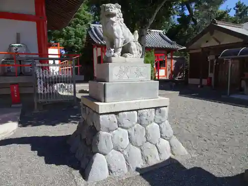 高塚熊野神社の狛犬