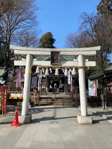 川越八幡宮の鳥居