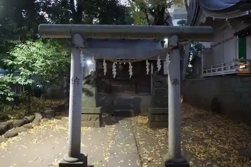 神明氷川神社の本殿・本堂