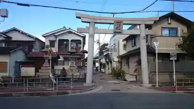 中島惣社の鳥居