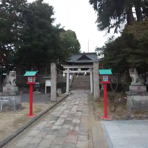 下野國一社八幡宮の鳥居