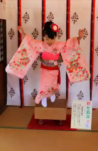 三津厳島神社の七五三参