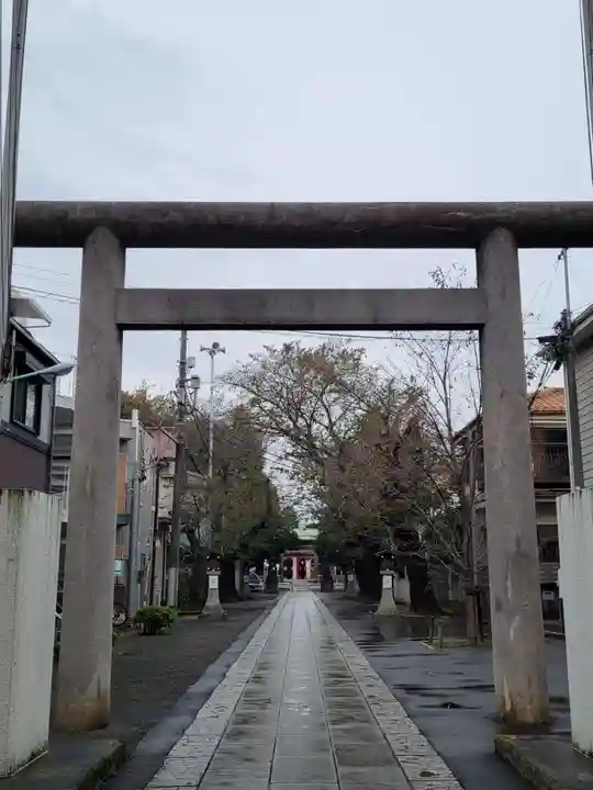 池袋氷川神社の鳥居