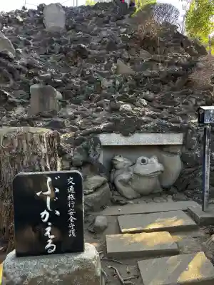 品川神社の像