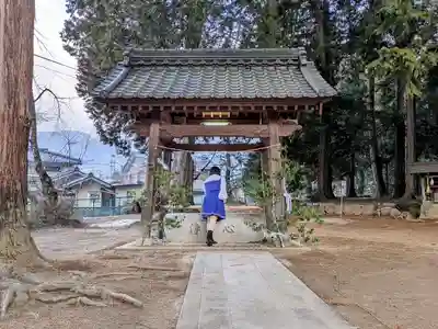 大高日神社の手水舎