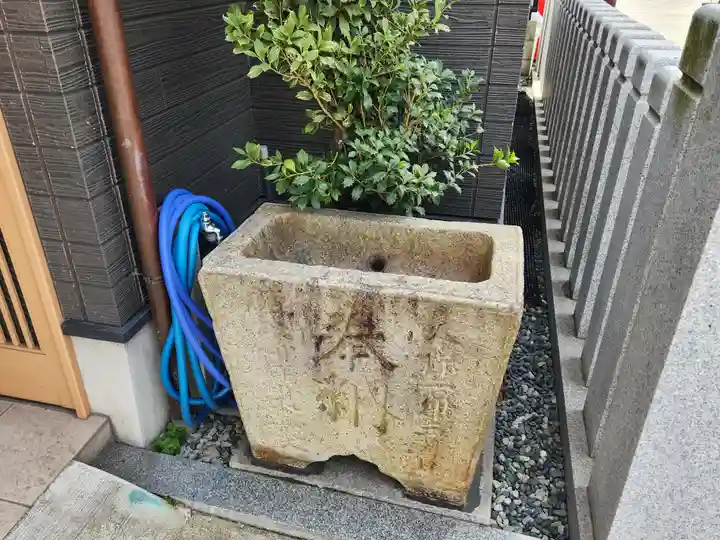 長壁神社の手水舎