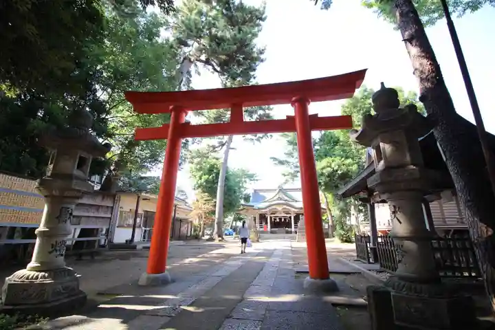 天沼八幡神社の鳥居