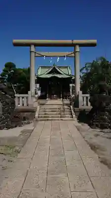 胡録神社の鳥居