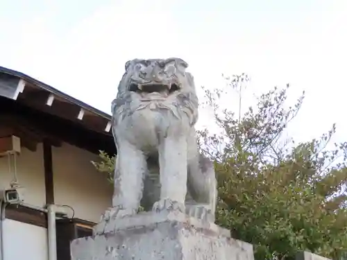 開成山大神宮の狛犬