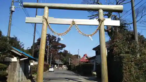 松澤 熊野神社の鳥居