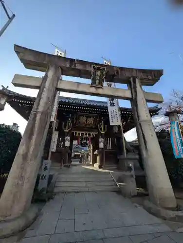 櫛田神社の鳥居
