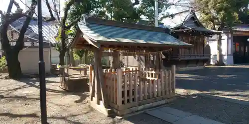 旗岡八幡神社の手水舎