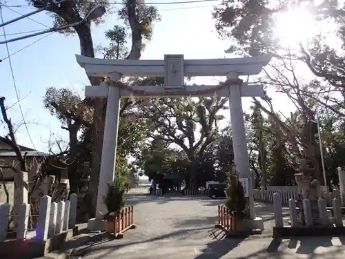 曽禰神社の鳥居