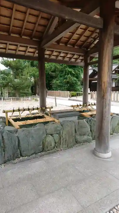 丹後一ノ宮 元伊勢 籠神社の手水舎