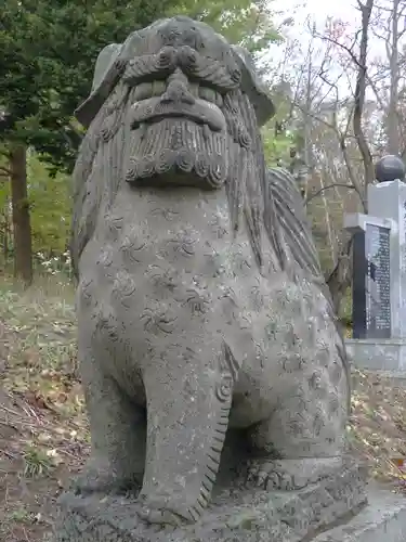 材木澤神社の狛犬