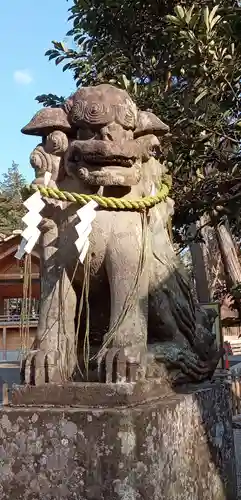 塚崎神明社の狛犬