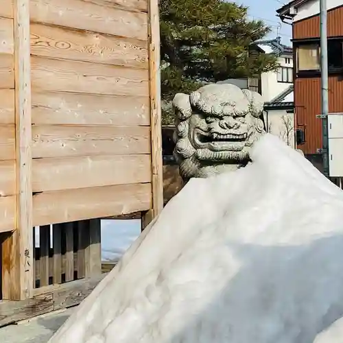 三条八幡宮の狛犬