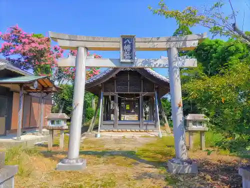 八幡社（西溝口）の鳥居