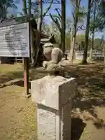 黒羽神社の像