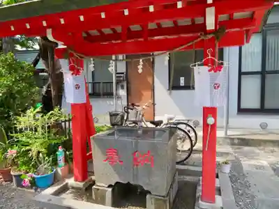 女塚神社の手水舎