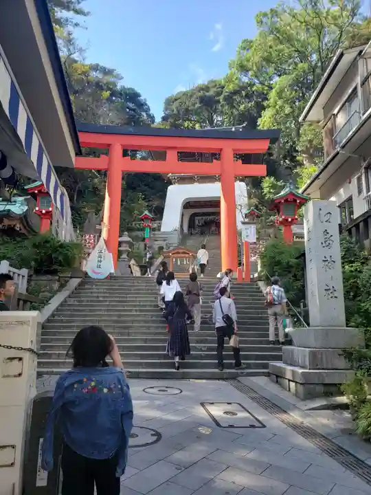 江島神社の鳥居