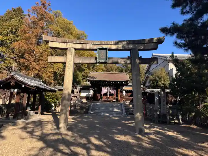 離宮八幡宮の鳥居